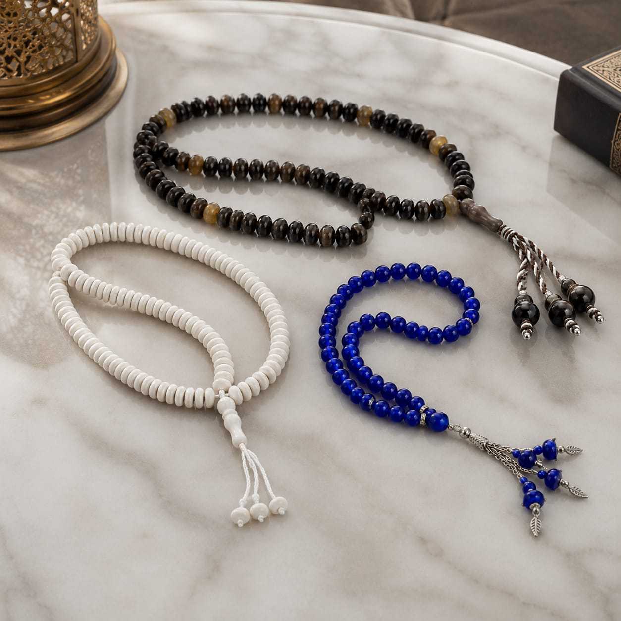 Premium Prayer Beads (Tasbih) – Color Selected by the Customer  (1 pc)