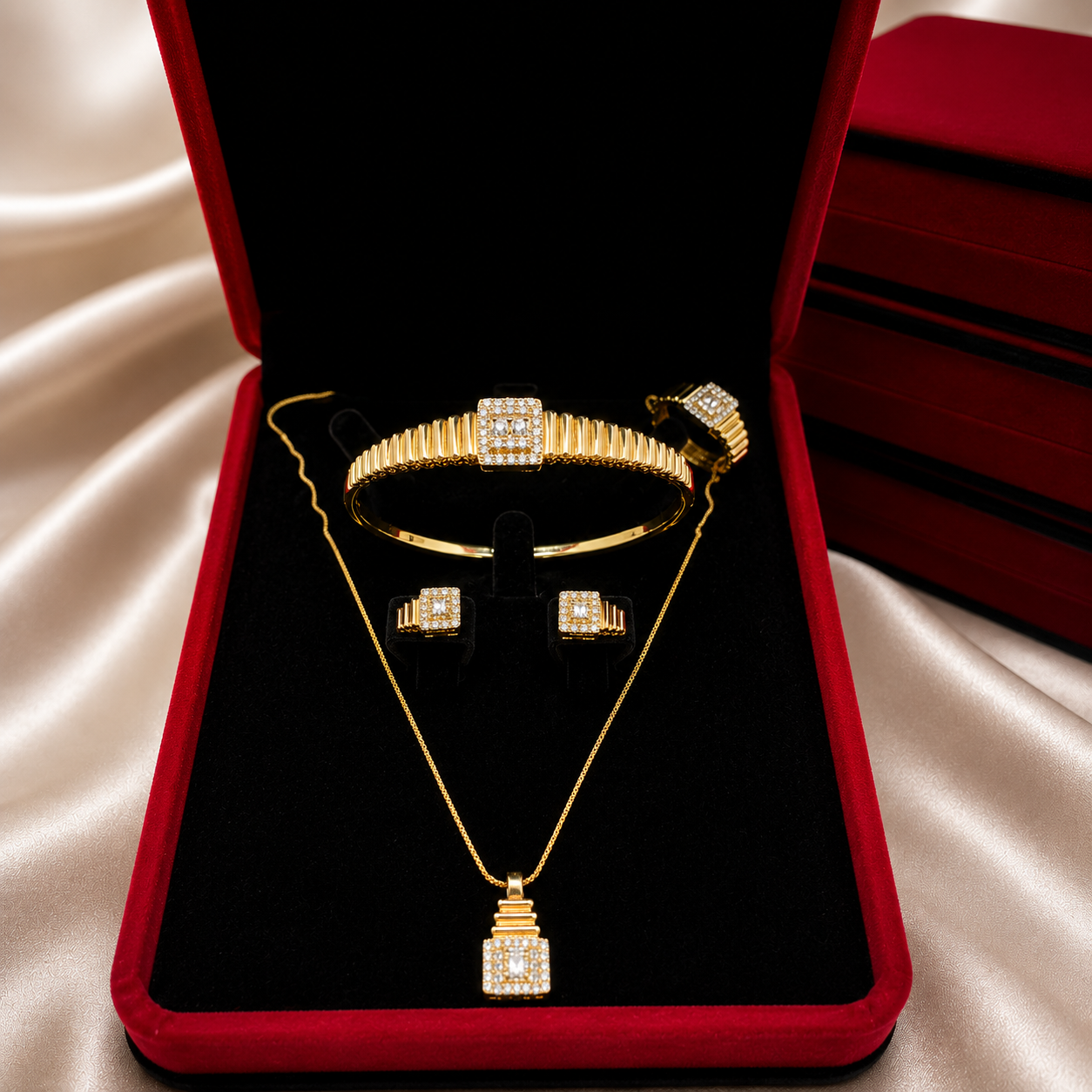 Ensemble de Bijoux Plaqué Or
