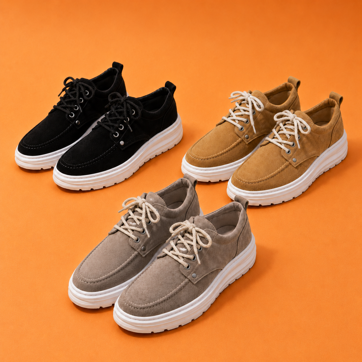 Baskets Casual Unisex à Plateforme