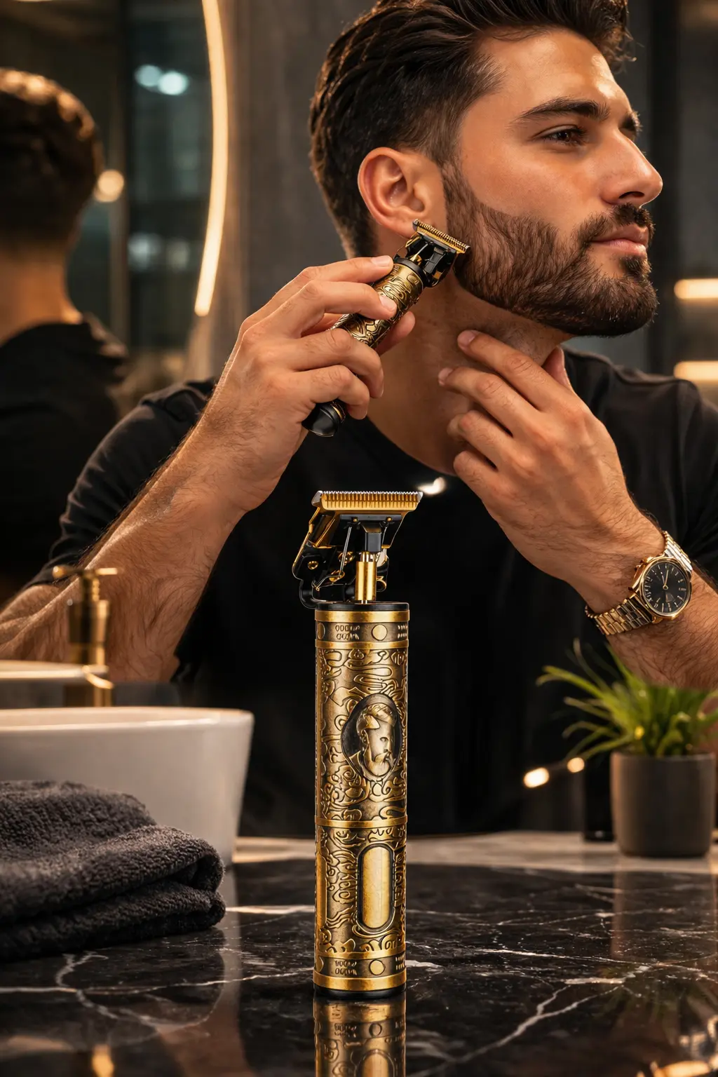 Professional Vintage Cordless Beard Trimmer