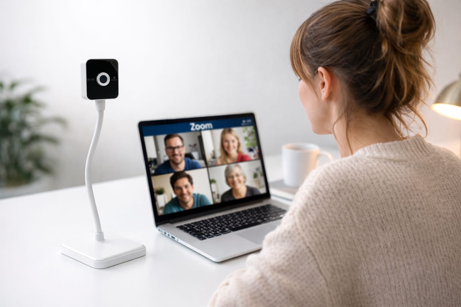 Webcam HD Pro – Caméra USB avec support flexible