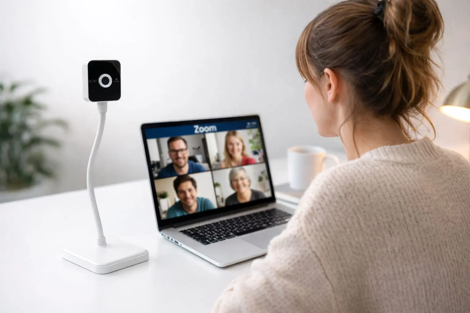 Webcam HD Pro – Caméra USB avec support flexible