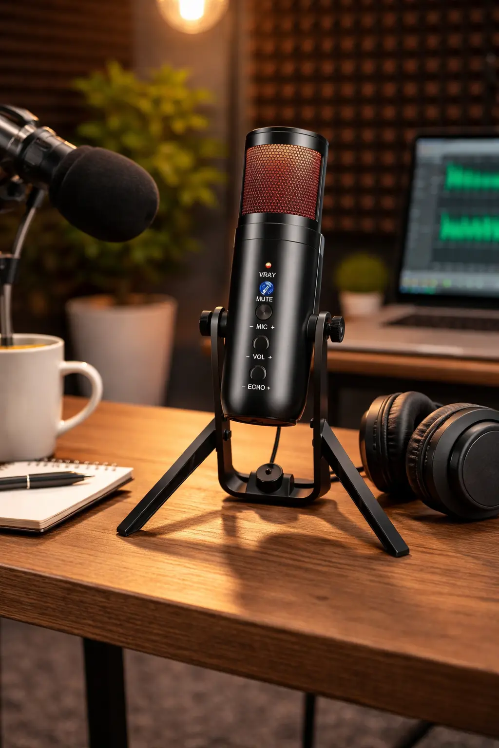 Microphone Professionnel USB avec Trépied