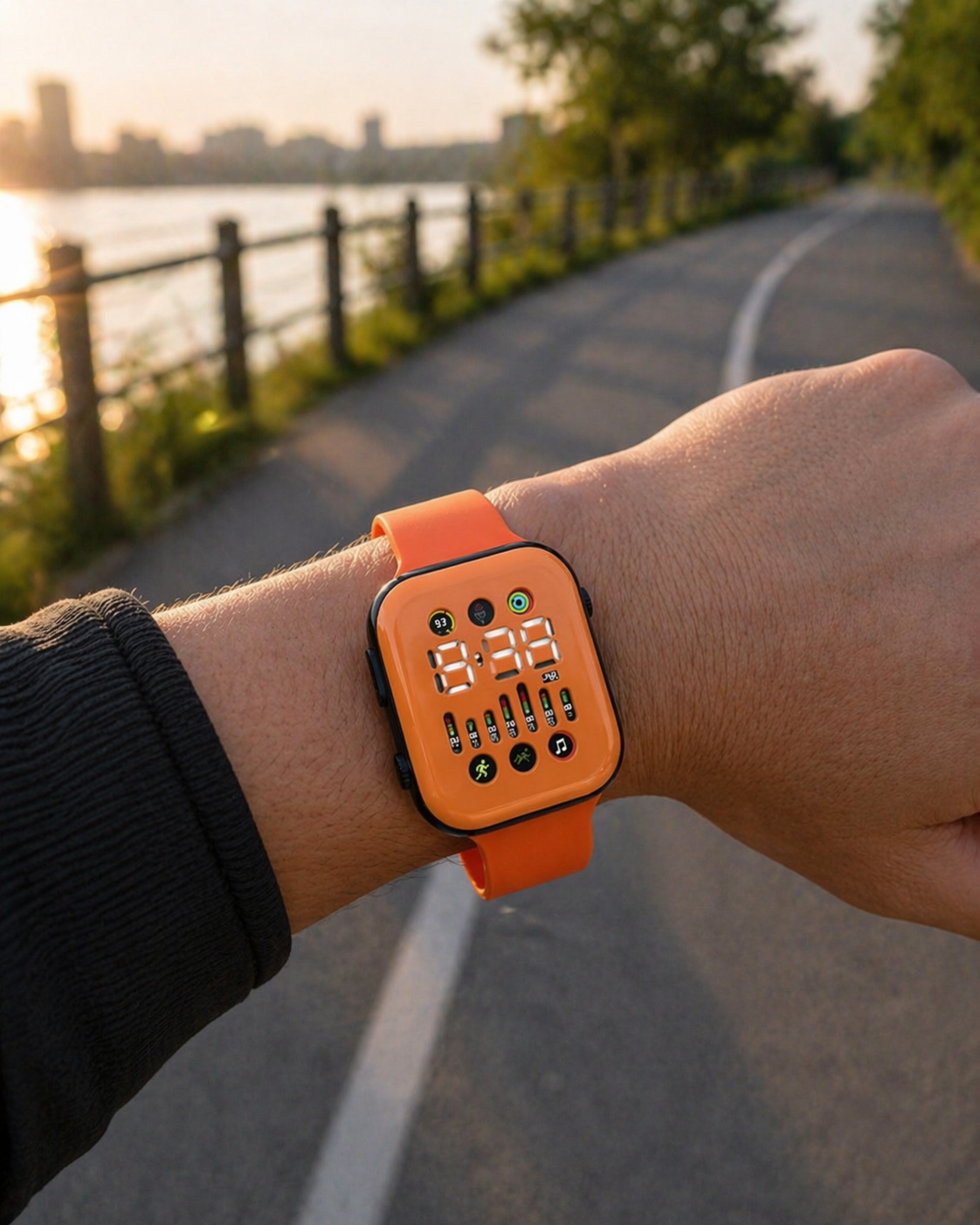 Montre Connectée Fitness avec Écran Tactile