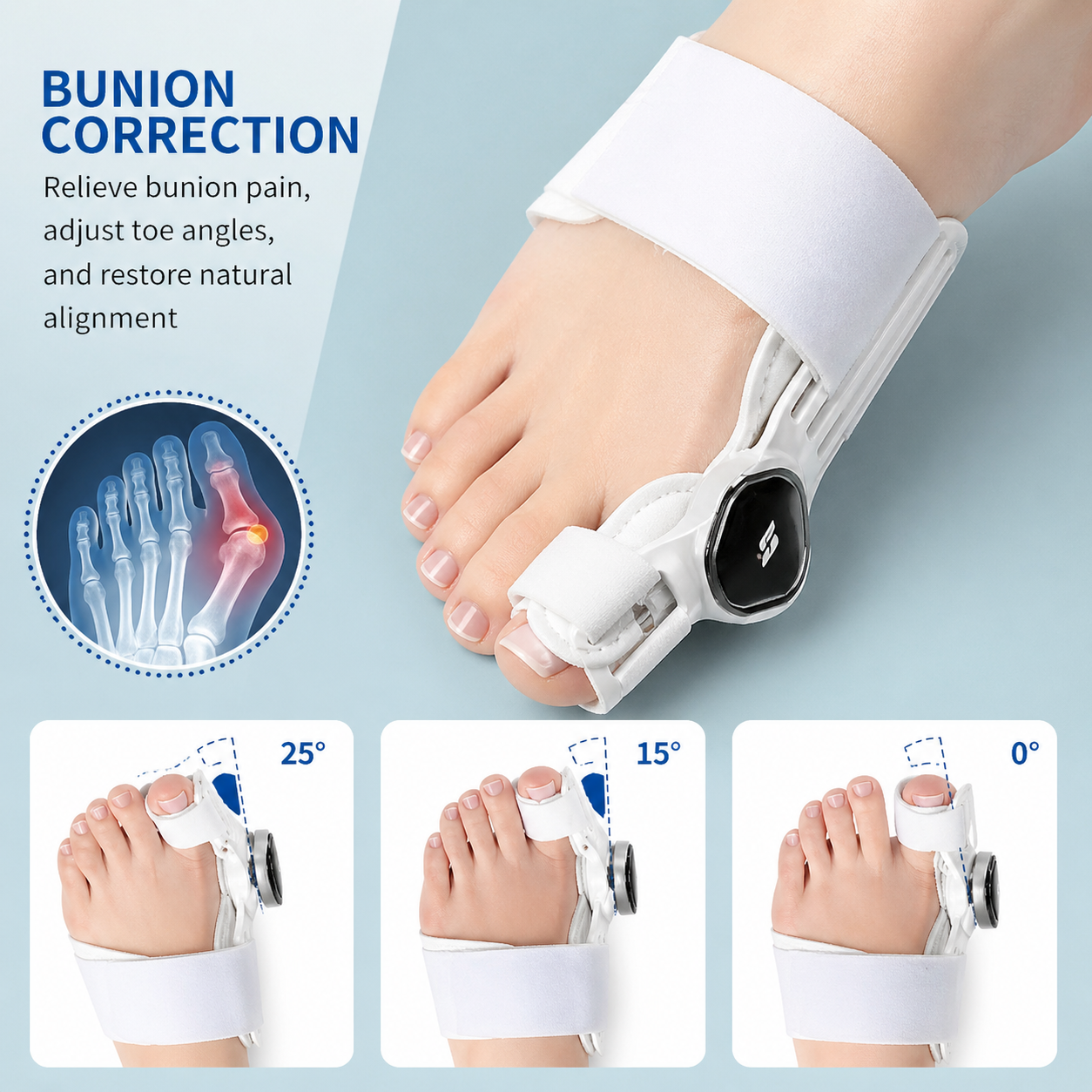 PerfectStep Pro™ Correcteur d’Hallux Valgus & Aligneur d’Orteil