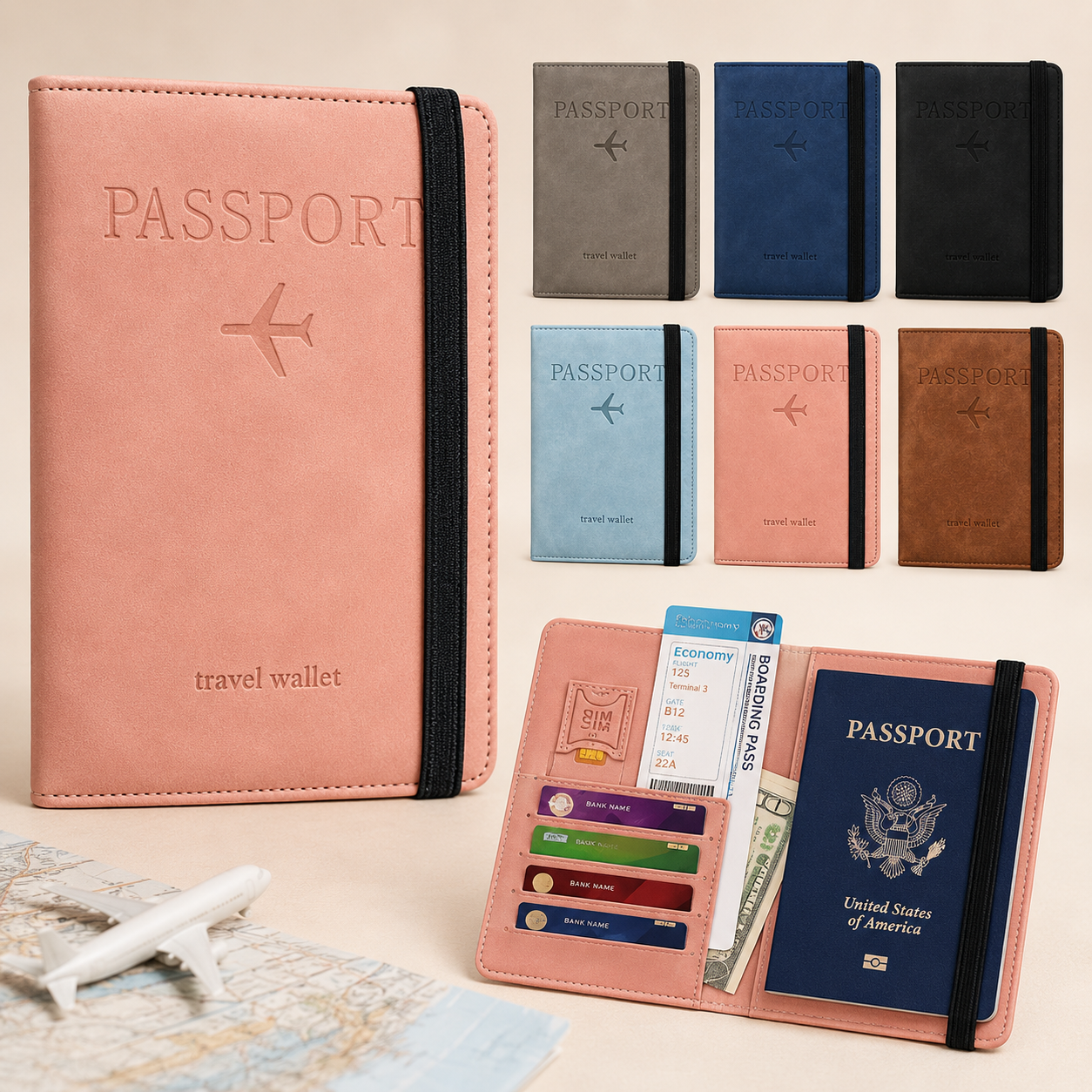 Porte-Passeport de Voyage