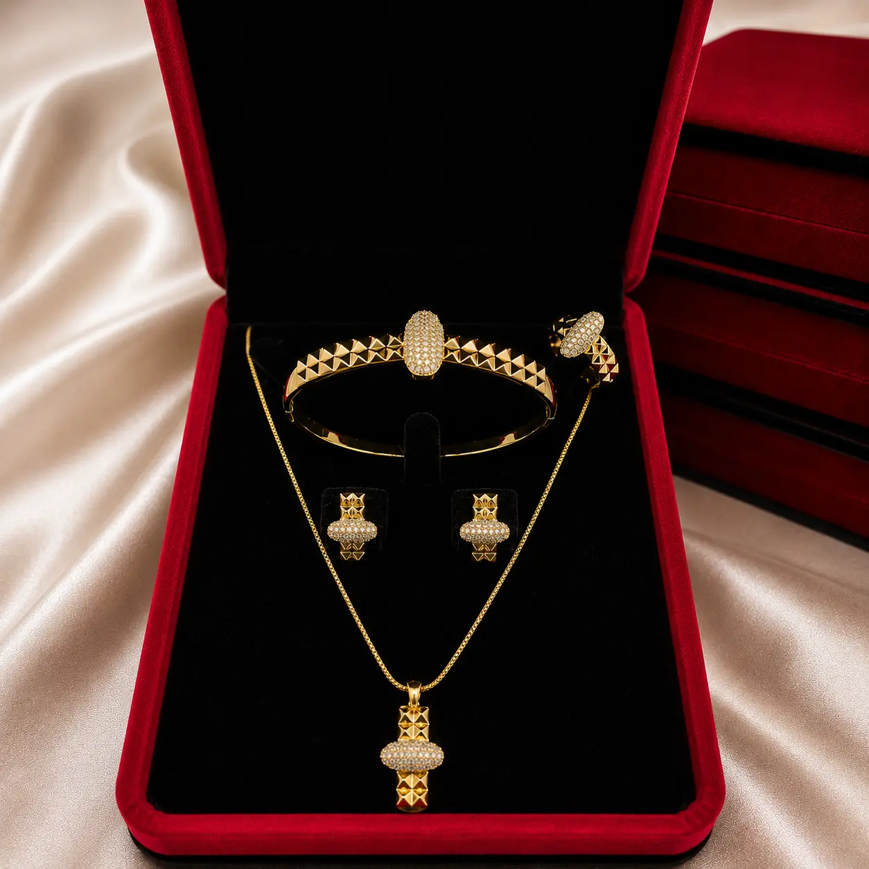 Luxury Gold-Plated Jewelry Set