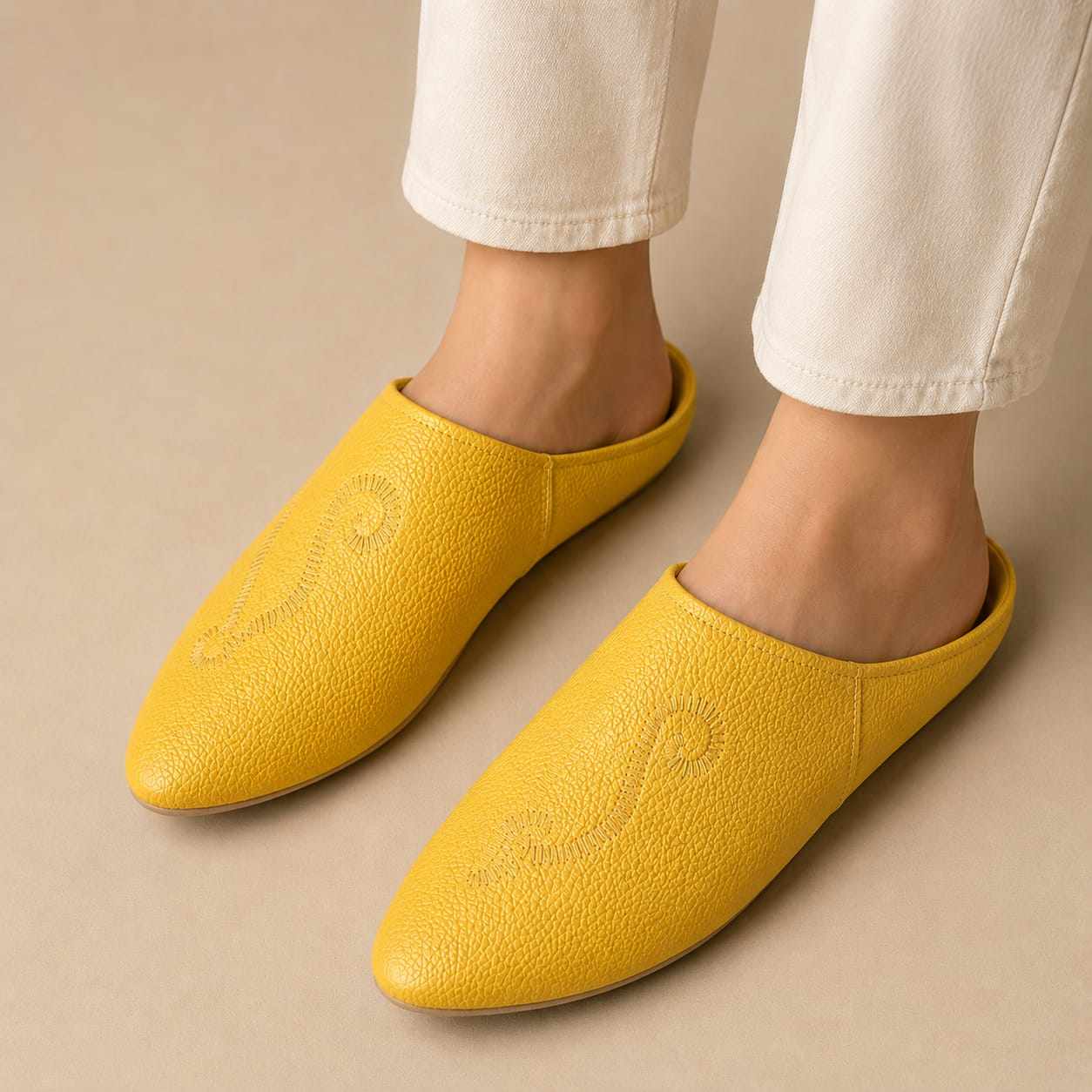 Traditional Moroccan Babouche Slippers