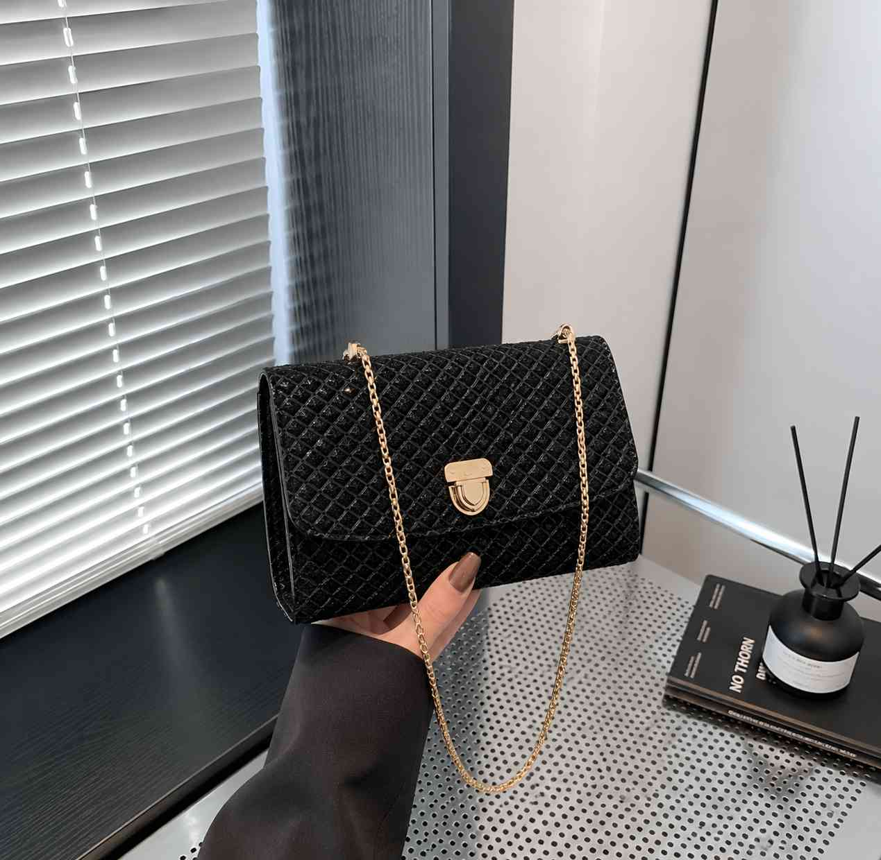 Sac à Bandoulière Élégant à Chaîne