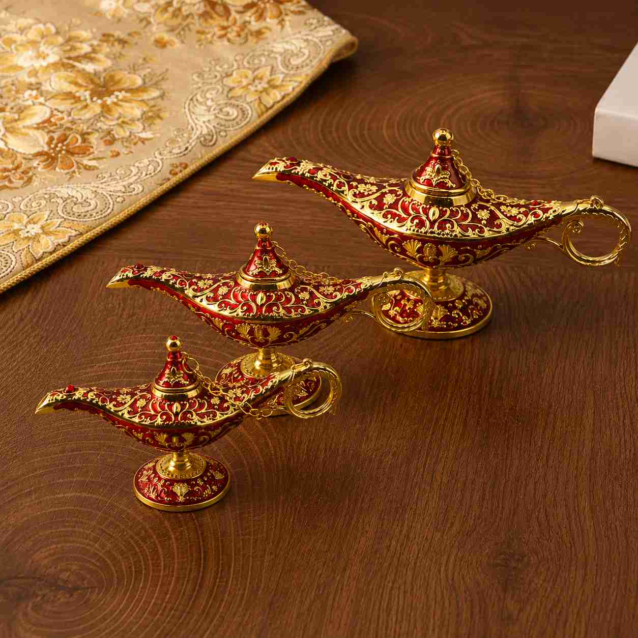 Lampe Magique d'Aladin Décorative – Lot de 3 pièces