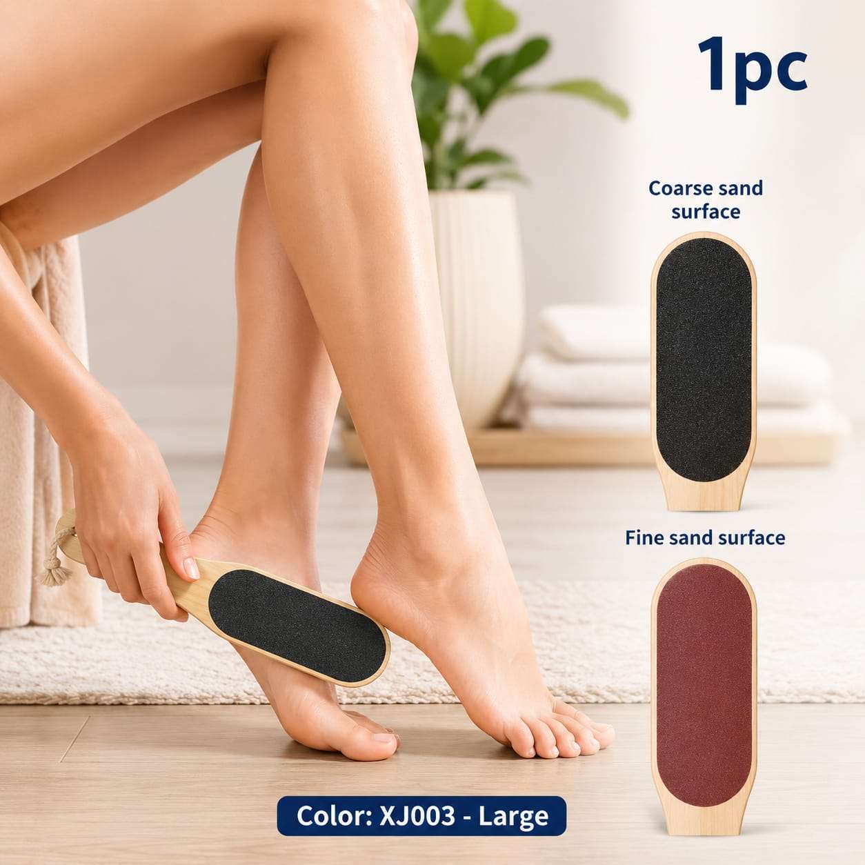Râpe à Pieds en Bois Anti-Callosités