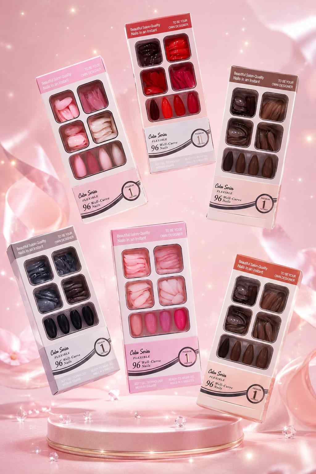 Premium Press-On Nails Set – Single Pack