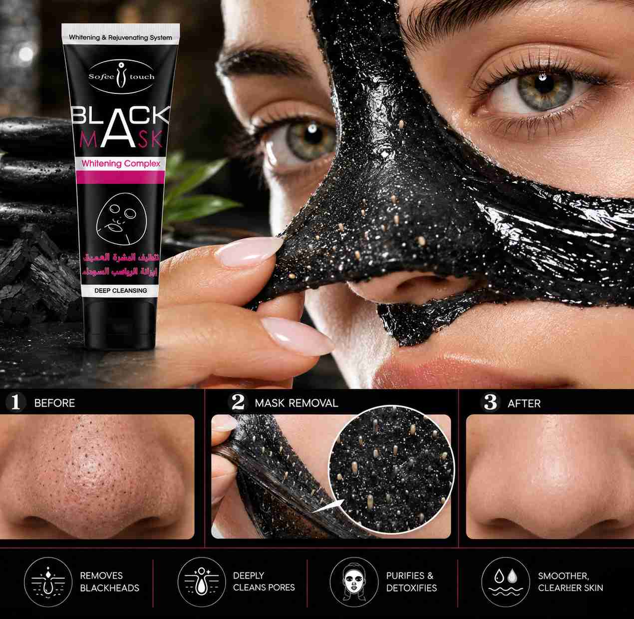 Masque Noir Peel-Off Visage